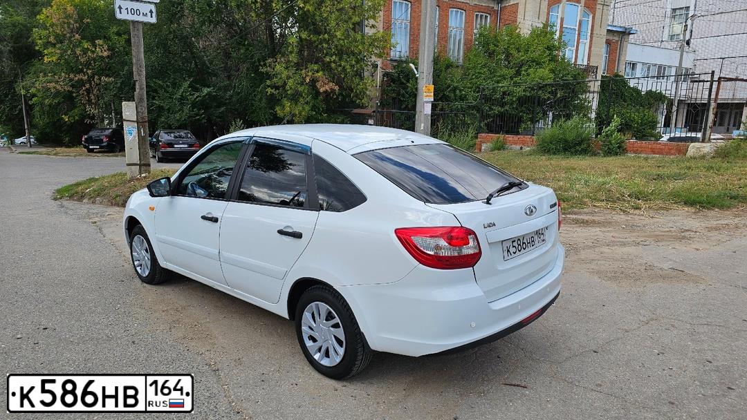 Фото автомобиля LADA 2191 GRANTA, 2015 — госномер С783ЕР164. Цвет: Белый