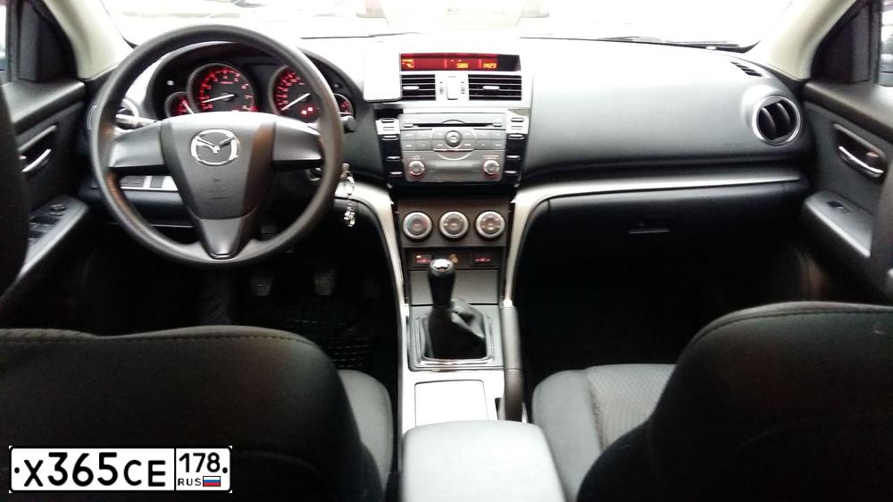 Фото автомобиля MAZDA 6, 2011 — госномер Х365СЕ178. Цвет: ТЕМНО-СЕРЫЙ