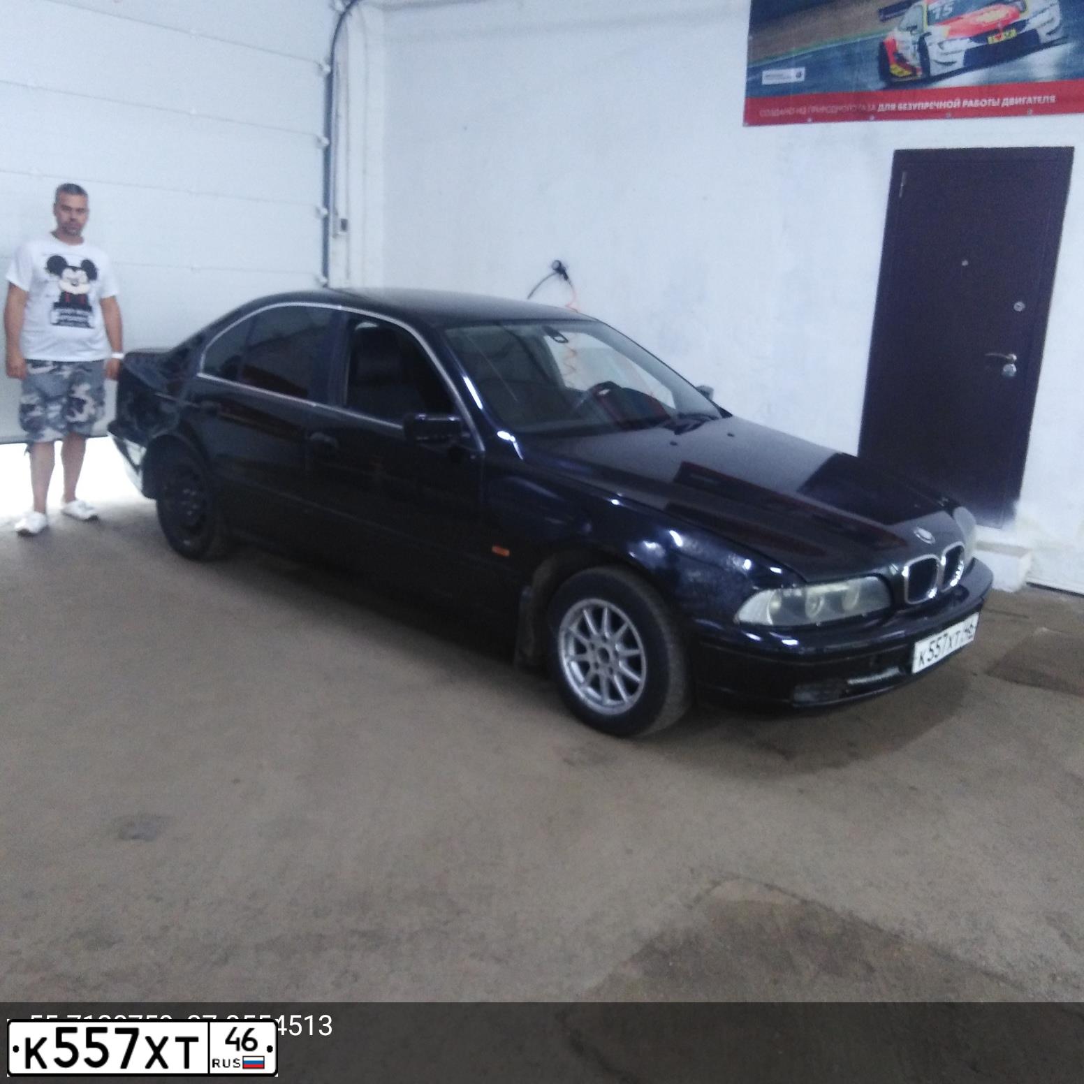 Фото автомобиля BMW SERIE 5, 1997 — госномер Е205РН797. Цвет: ЧЕРНЫЙ