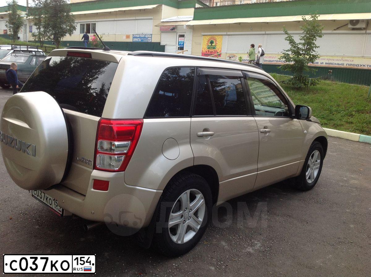 Фото автомобиля SUZUKI /GRAND/ VITARA, 2008 — госномер С037КО154. Цвет: БЕЖЕВЫЙ