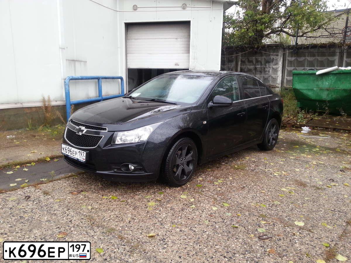 Фото автомобиля CHEVROLET CRUZE, 2010 — госномер К696ЕР197. Цвет: ЧЕРНЫЙ