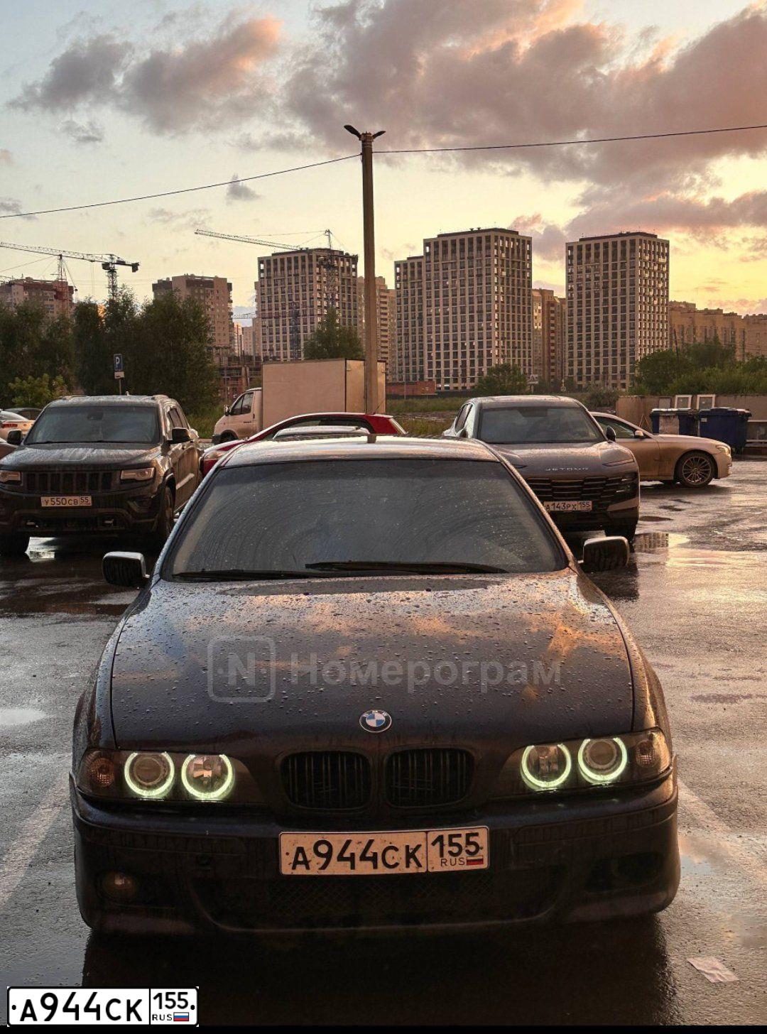 Фото автомобиля BMW SERIE 5, 1997 — госномер А944СК155. Цвет: ТЕМНО СИНИЙ