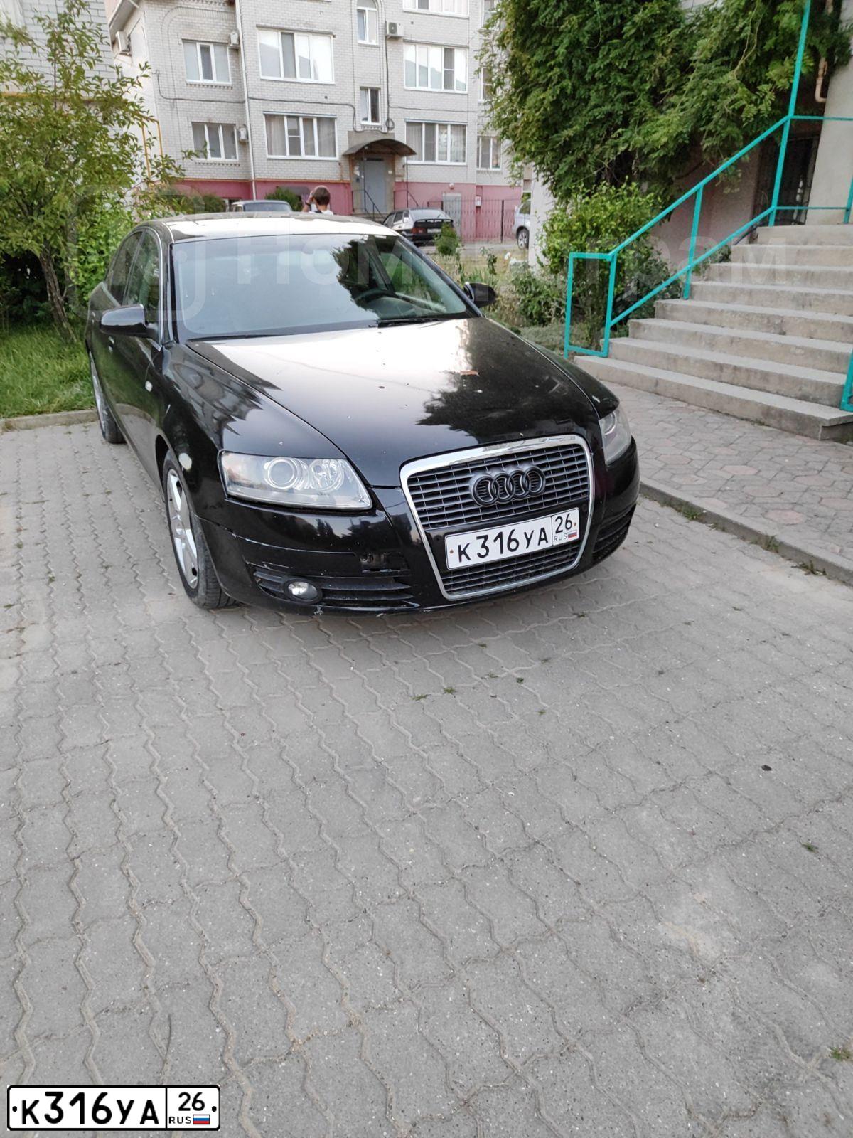 Фото автомобиля AUDI A6, 2005 — госномер К316УА26. Цвет: ЧЕРНЫЙ