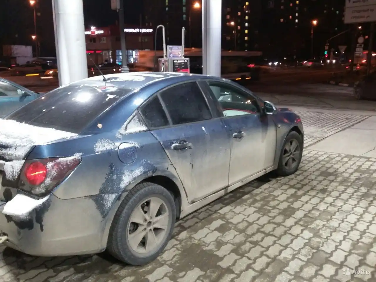 Фото автомобиля CHEVROLET CRUZE, 2011 — госномер Т233СС750. Цвет: синий