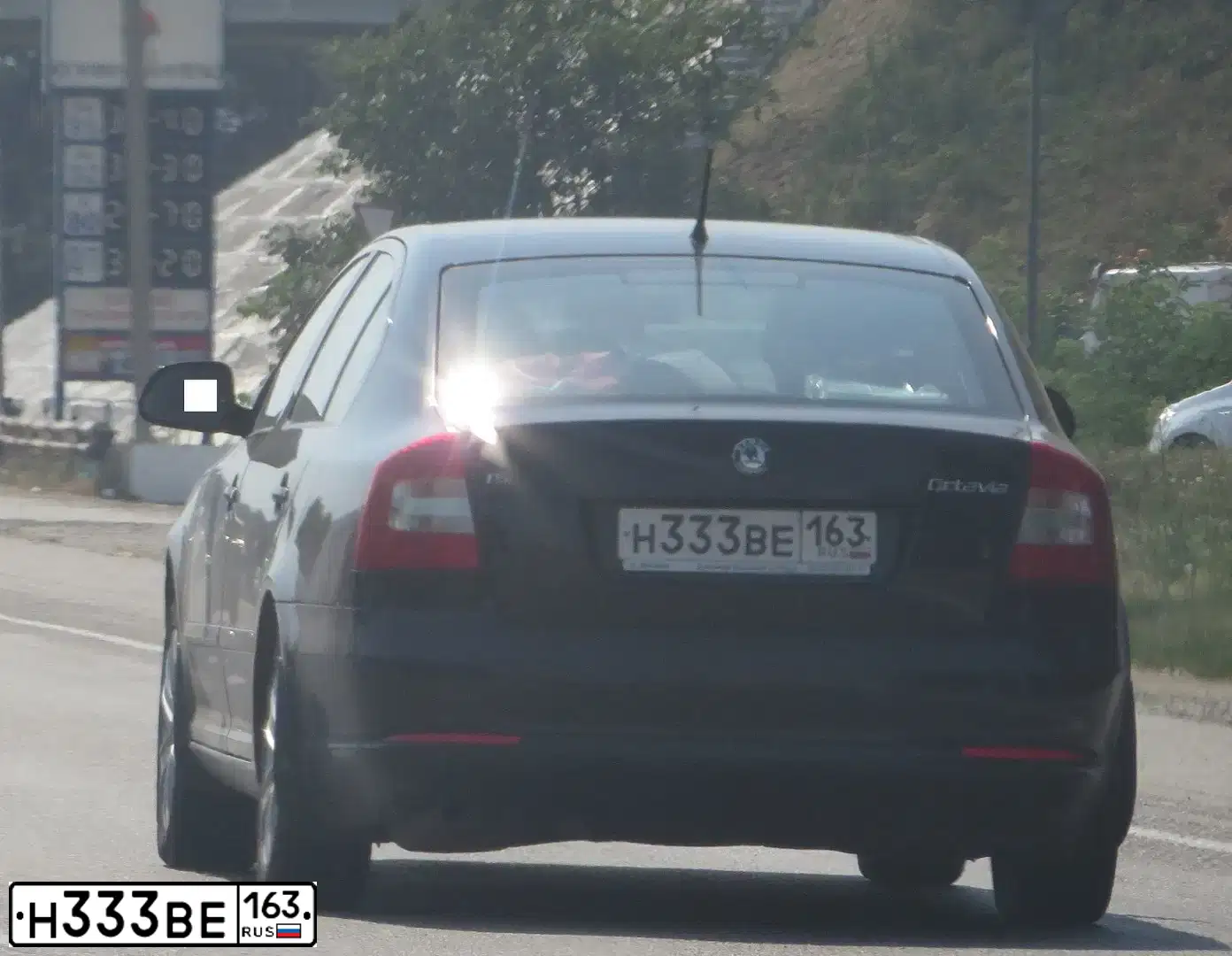 Фото автомобиля SKODA OCTAVIA, 2018 — госномер Х119НЕ763. Цвет: БЕЛЫЙ