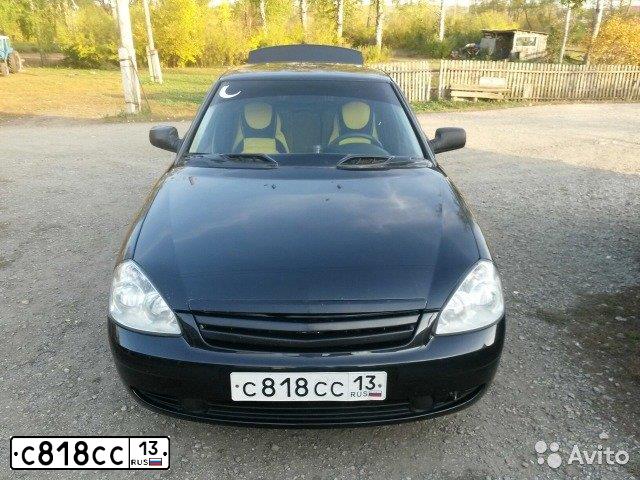 Фото автомобиля LADA 2170 PRIORA, 2007 — госномер С818СС13. Цвет: ГРАФИТ.МЕТАЛЛИК