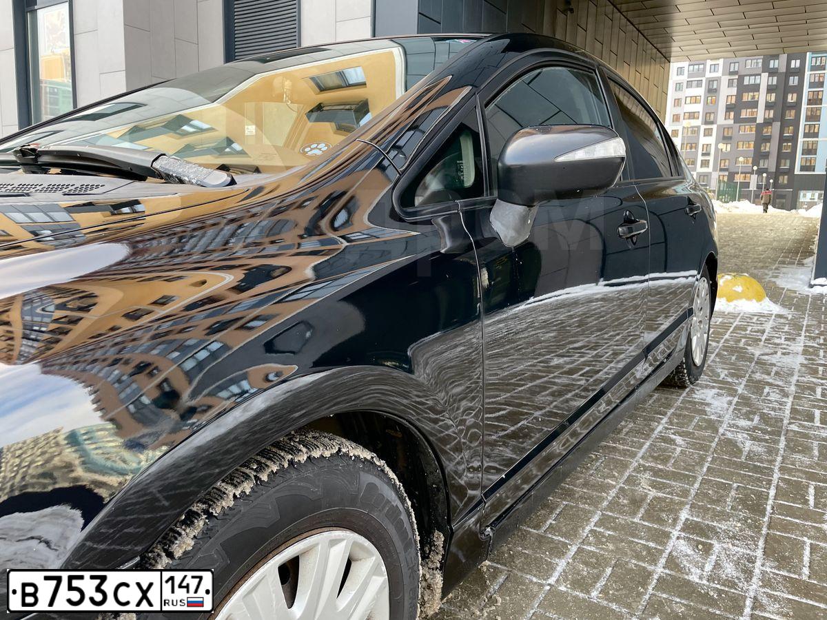 Фото автомобиля HONDA CIVIC, 2007 — госномер К751РК702. Цвет: ЧЕРНЫЙ