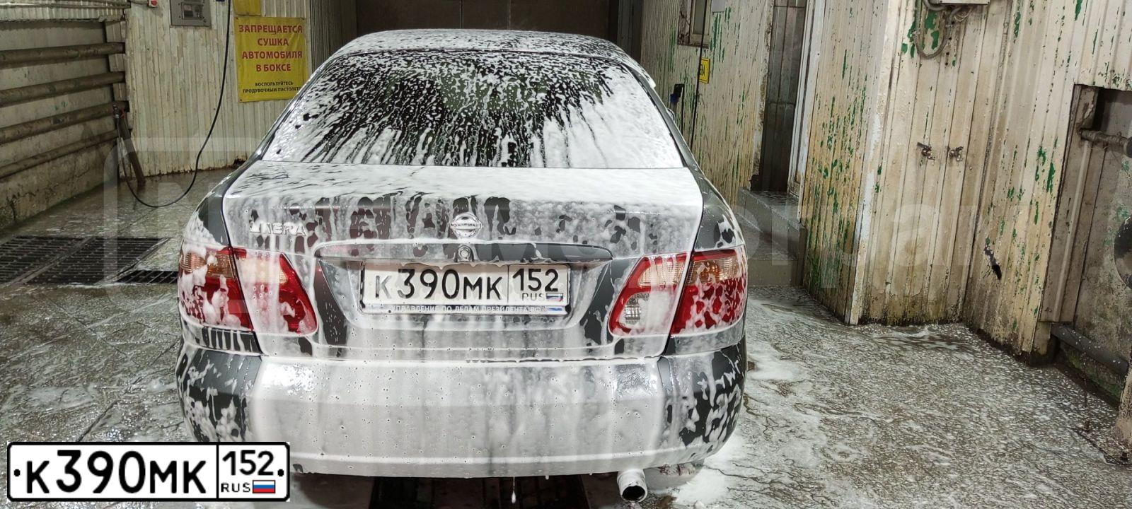 Фото автомобиля NISSAN ALMERA, 2003 — госномер К390МК152. Цвет: ТЕМНО-СЕРЫЙ