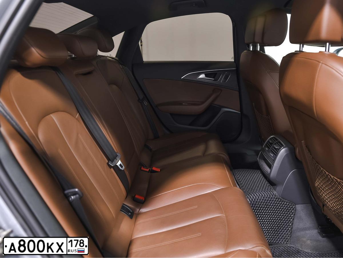 Фото автомобиля AUDI A6, 2018 — госномер К854СУ147. Цвет: СЕРЫЙ