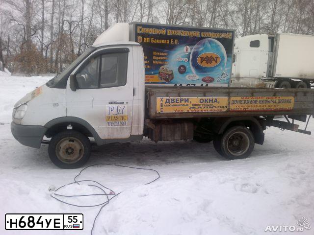 Фото автомобиля GAZ 3302 EL, 2003 — госномер Н684УЕ55. Цвет: СНЕЖНО-БЕЛЫЙ