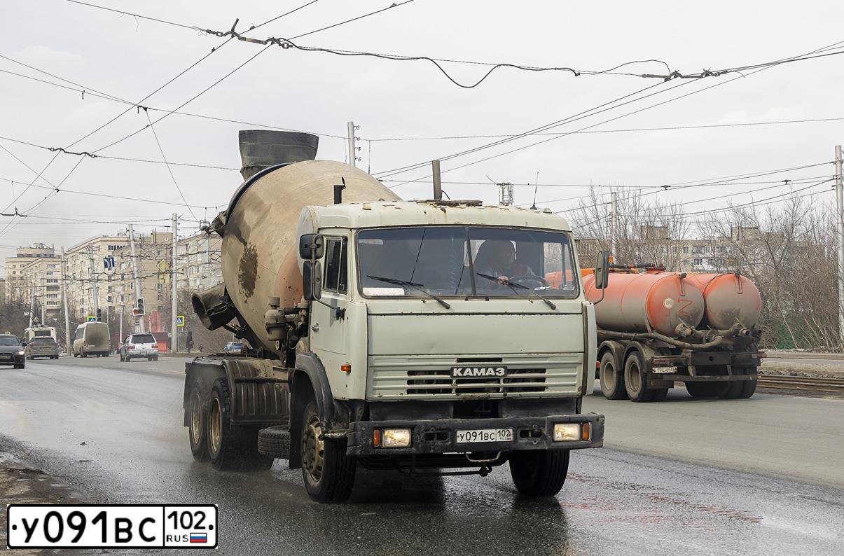 Фото автомобиля KAMAZ 53229 /6X4/, 2005 — госномер У091ВС102. Цвет: СВ ДЫМКА