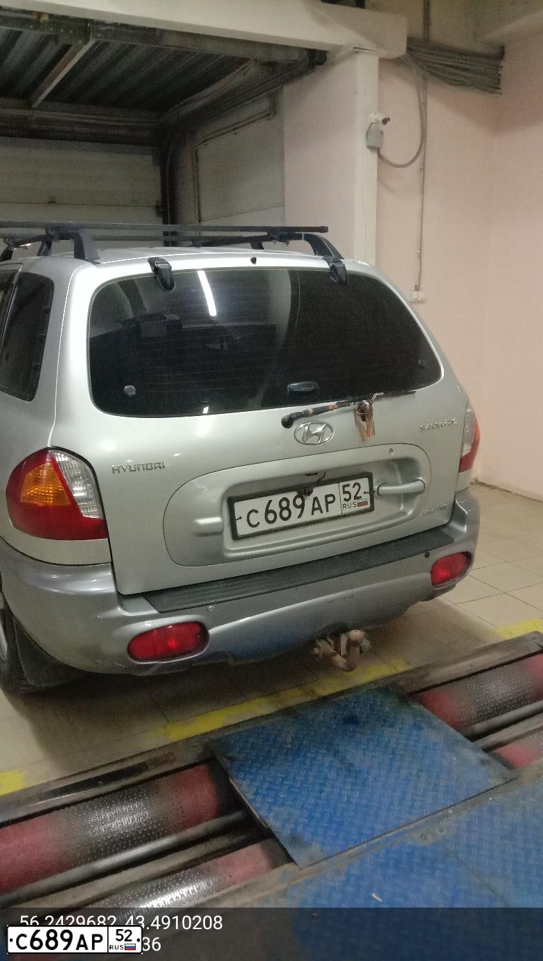 Фото автомобиля НУUNDАISАNТАFЕ27GLS, 2004 — госномер С689АР52. Цвет: СЕРЕБРИСТО-СЕРЫЙ