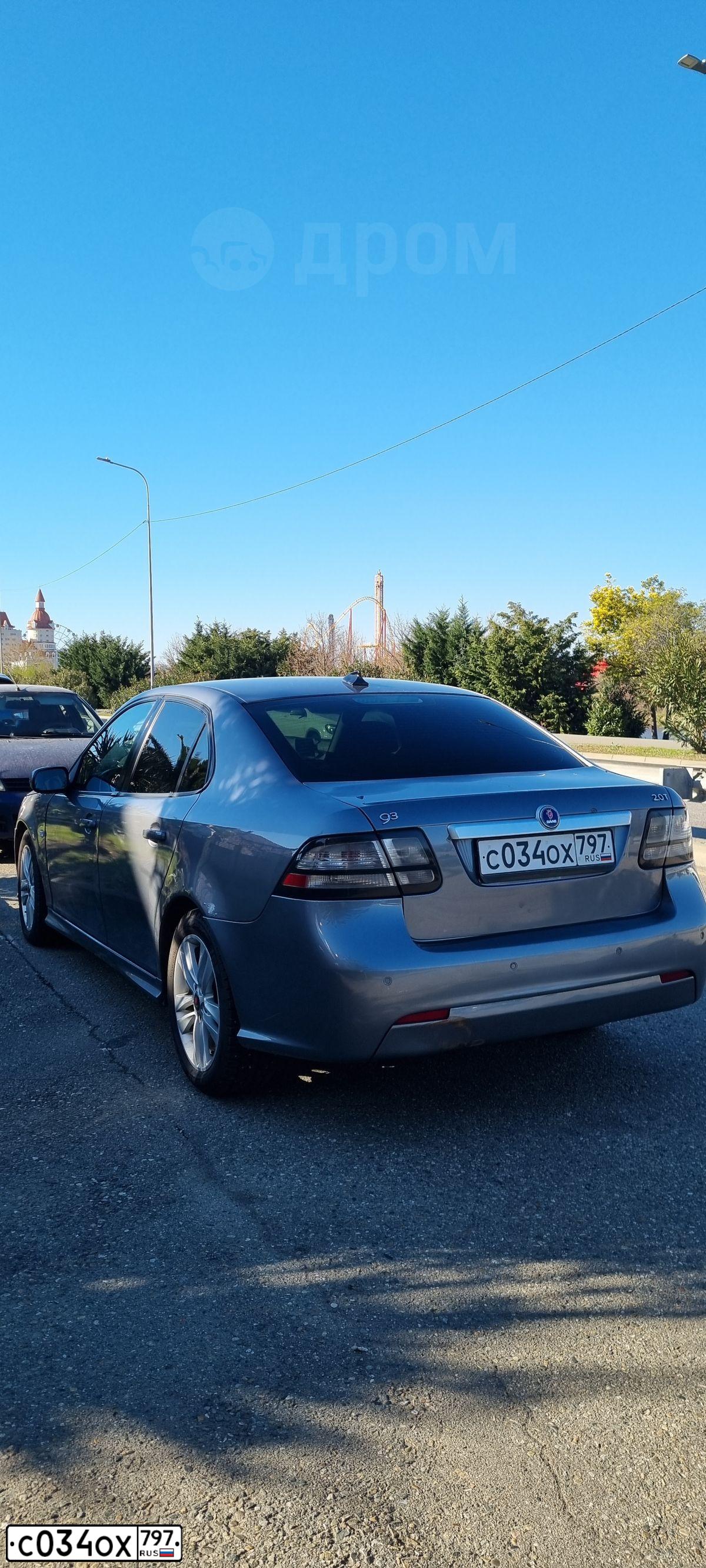 Фото автомобиля SAAB 9-3, 2007 — госномер С034ОХ797. Цвет: Серый