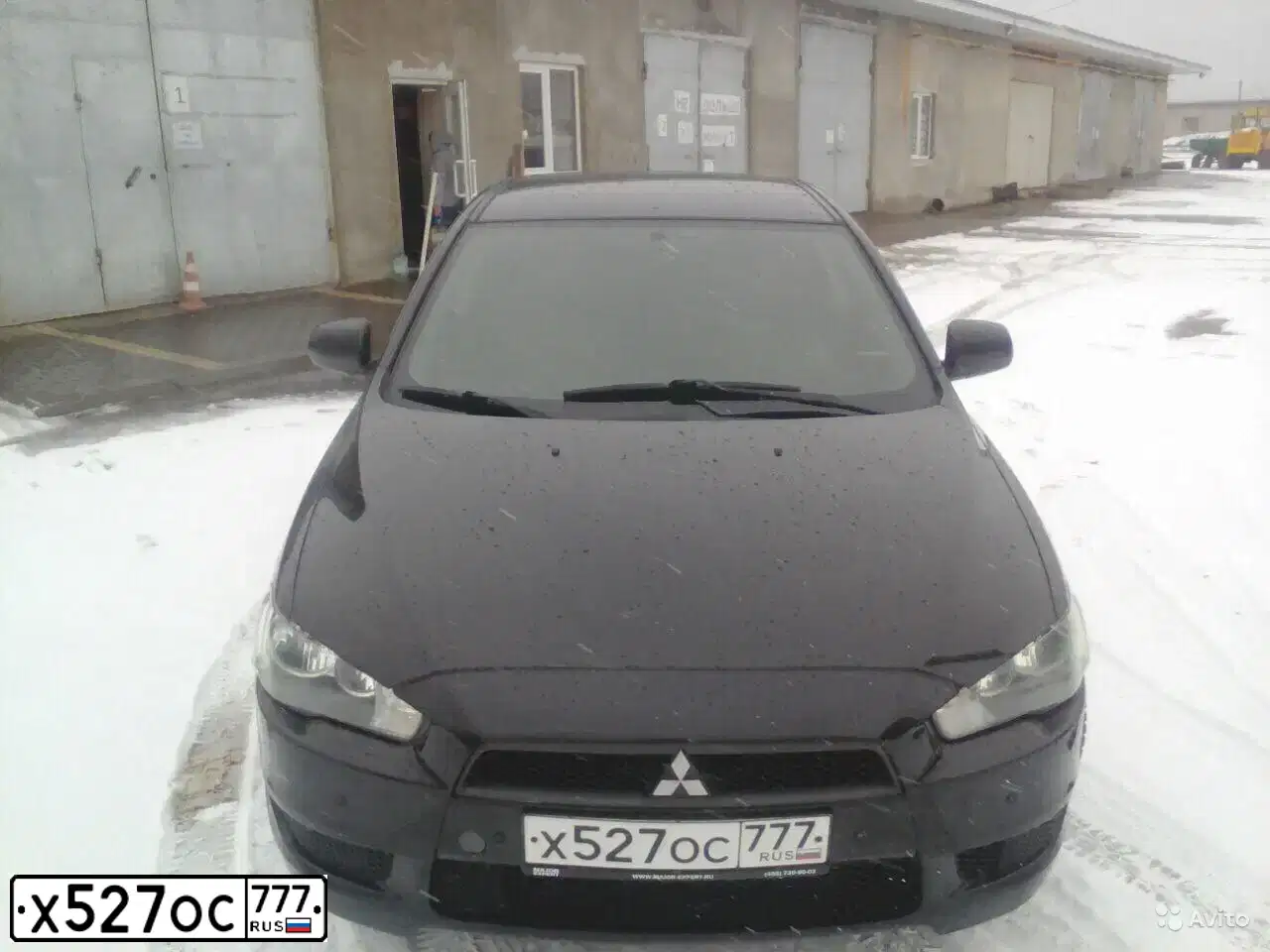 Фото автомобиля MITSUBISHI LANCER, 2008 — госномер Х051ЕВ763. Цвет: ЧЕРНЫЙ