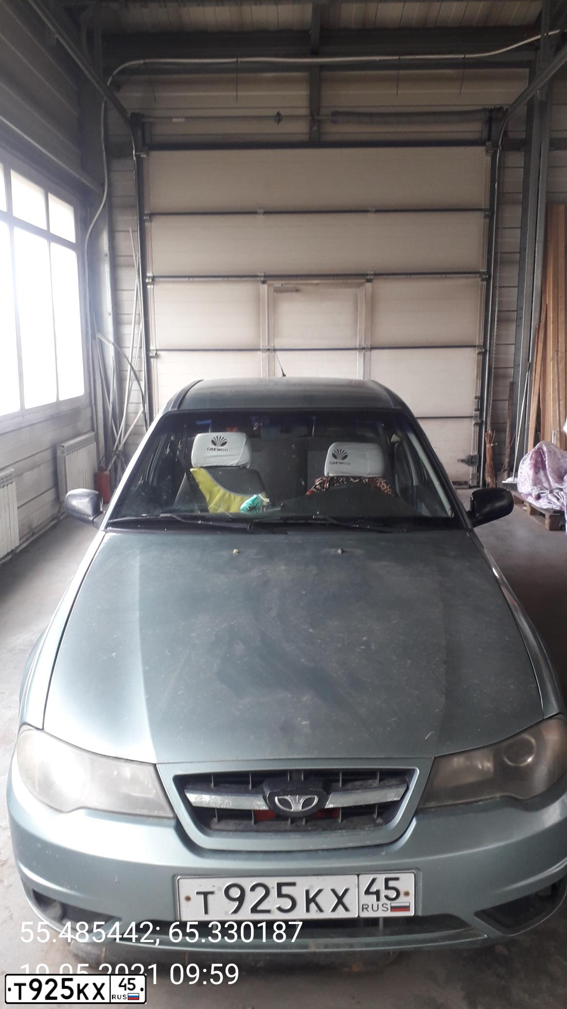 Фото автомобиля DAEWOO NEXIA, 2008 — госномер К040ОТ72. Цвет: ЗЕЛЕНАЯ ГЛАЗУРЬ