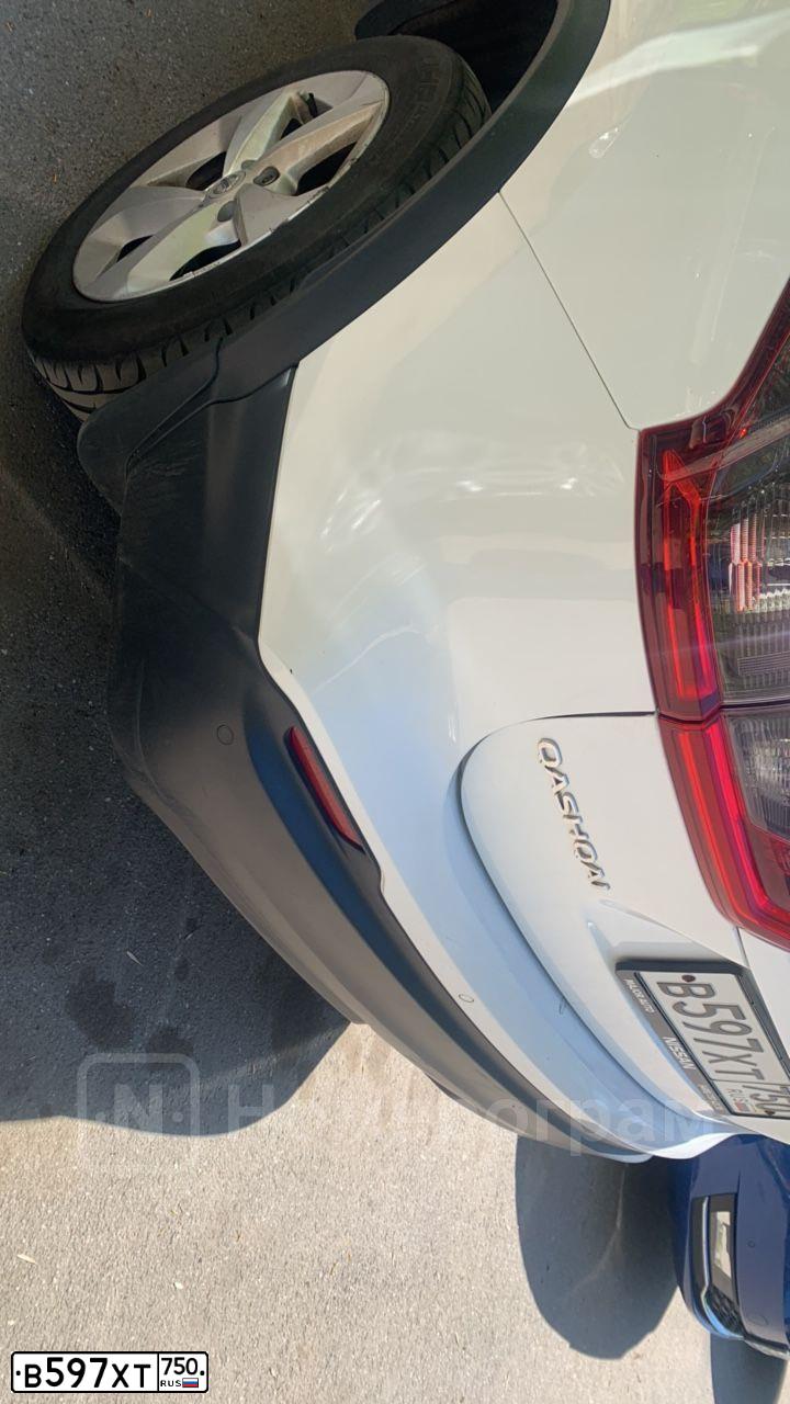 Фото автомобиля NISSAN QASHQAI, 2019 — госномер В597ХТ750. Цвет: БЕЛЫЙ