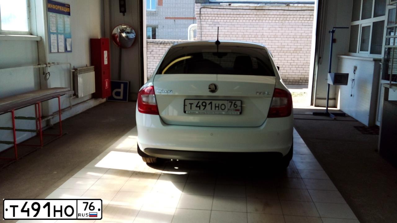 Фото автомобиля SKODA RAPID, 2017 — госномер У169МС76