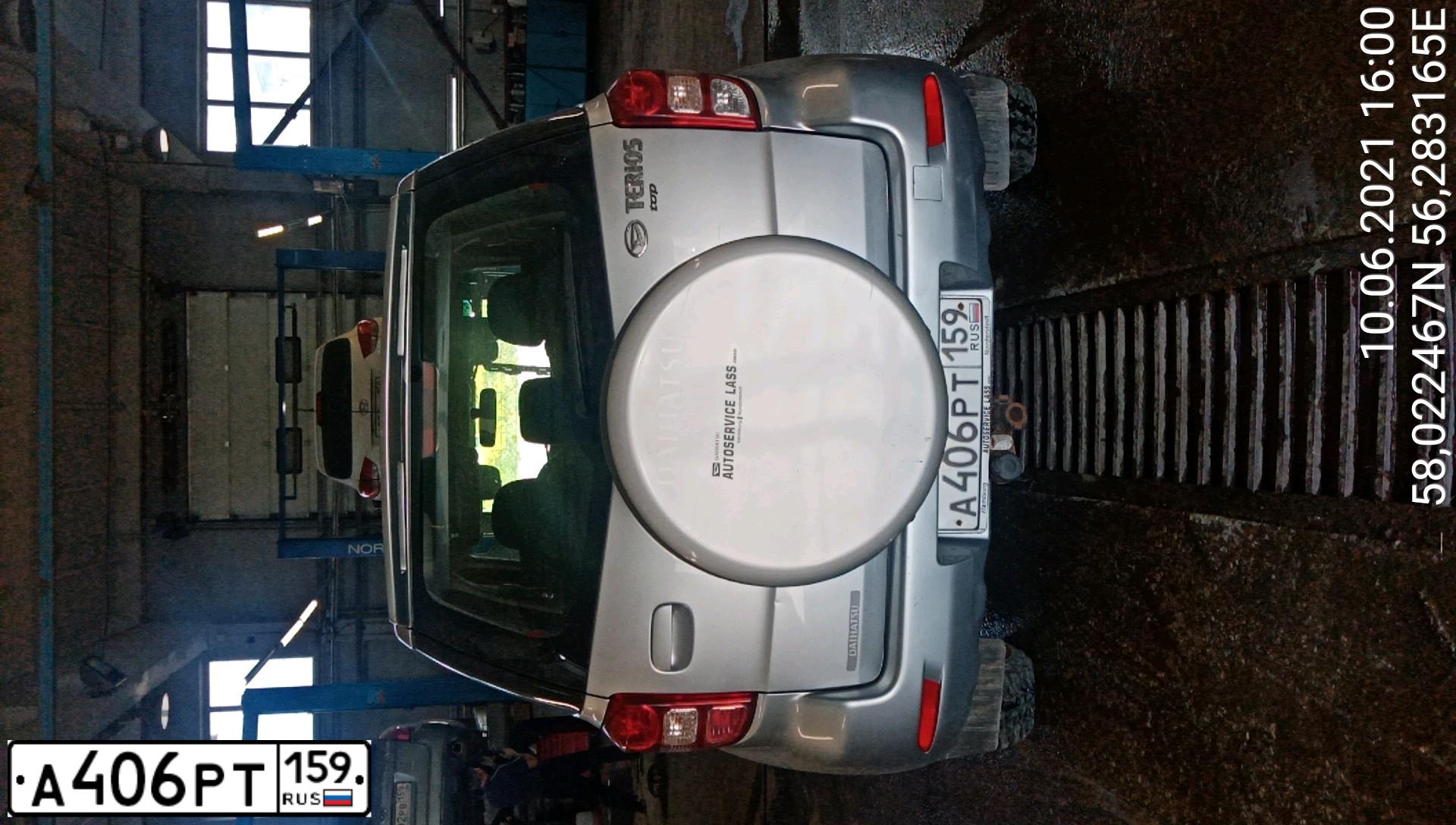 Фото автомобиля DAIHATSU TERIOS, 2007 — госномер А406РТ159