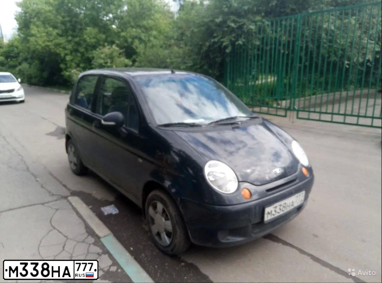 Фото автомобиля DAEWOO MATIZ, 2013 — госномер Р216ВМ62. Цвет: ЧЕРНЫЙ