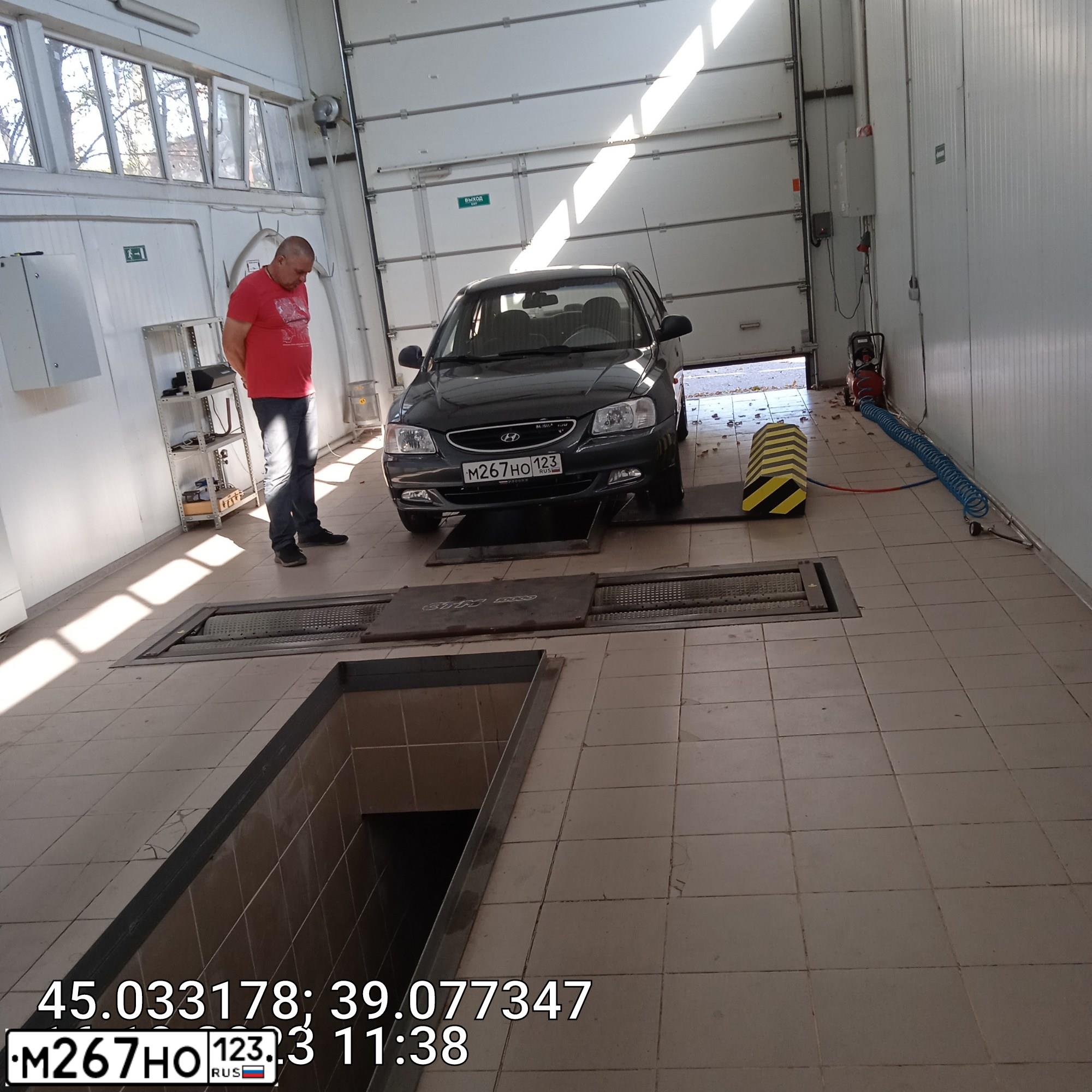 Фото автомобиля TAGAZ ACCENT, 2008 — госномер М267НО123. Цвет: ТЕМНО-СЕРЫЙ