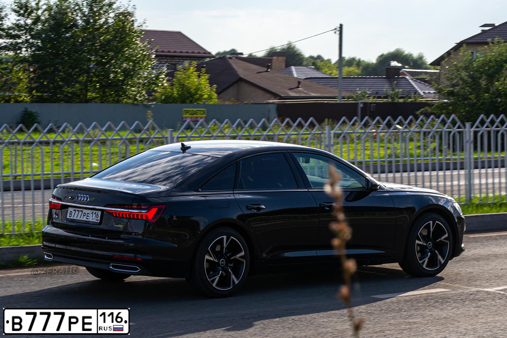 Фото автомобиля AUDI A6, 2013 — госномер В777РЕ116. Цвет: ЧЕРНЫЙ