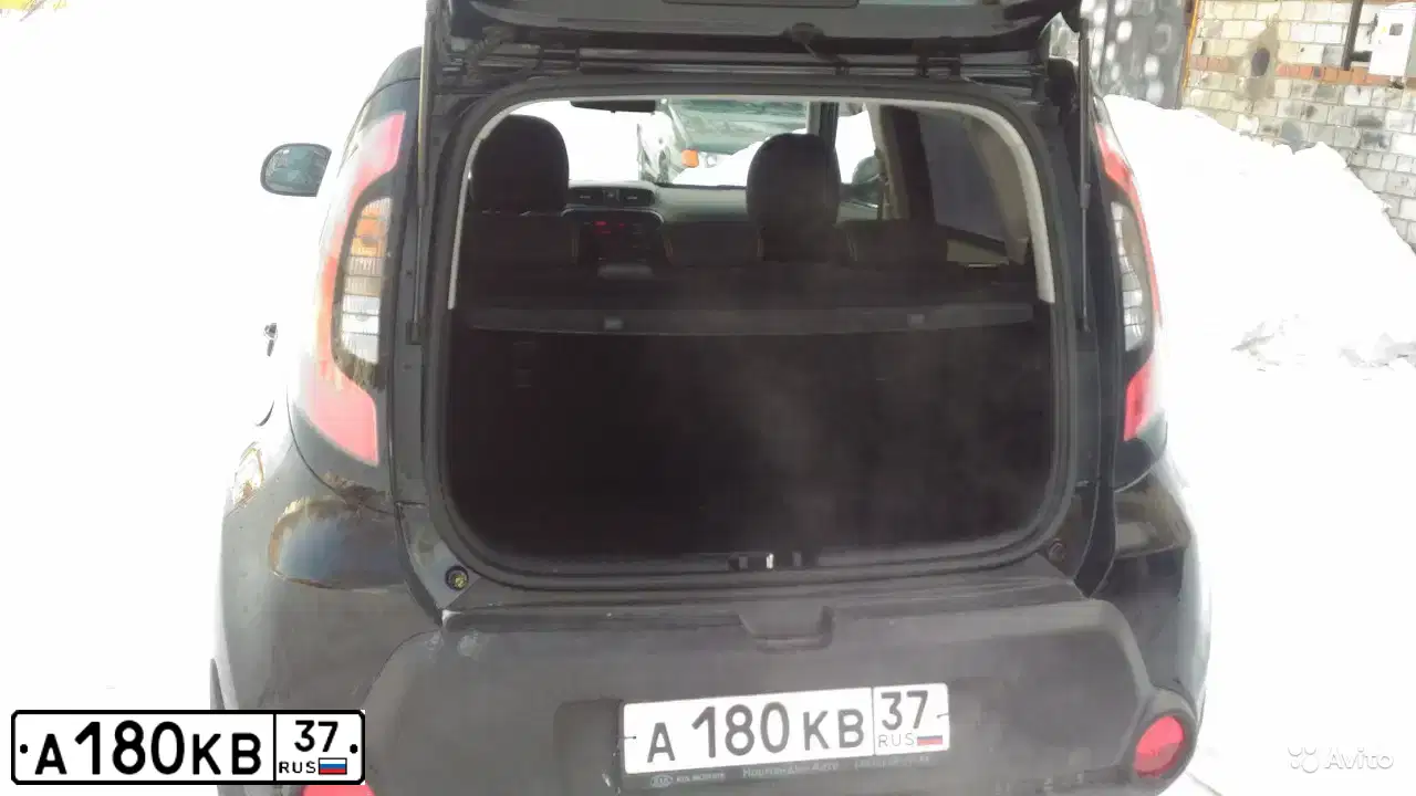 Фото автомобиля KIA SOUL, 2015 — госномер А363ХР37. Цвет: ЧЕРНЫЙ