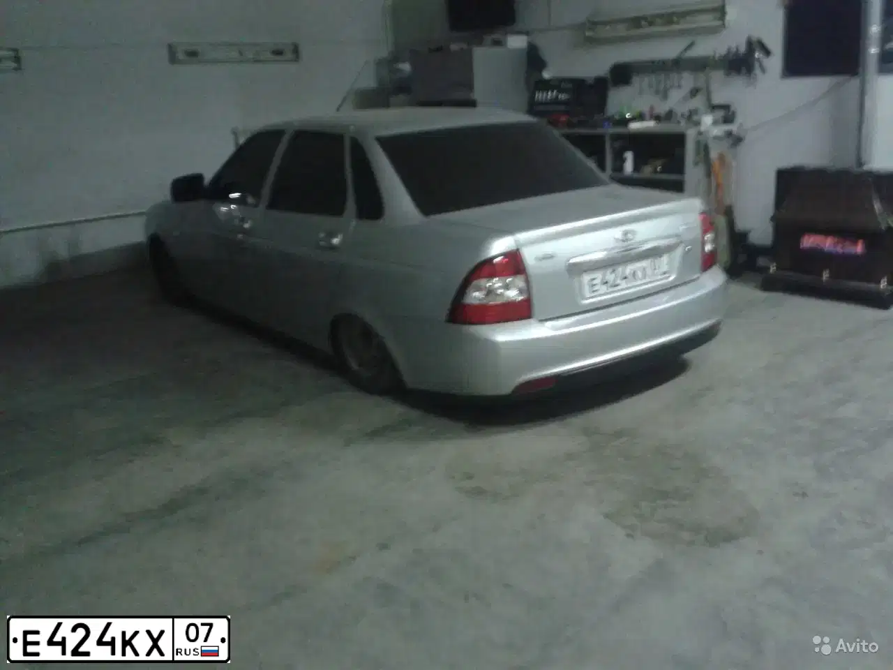 Фото автомобиля LADA 2107, 2012 — госномер Т946МВ07. Цвет: Серебристый