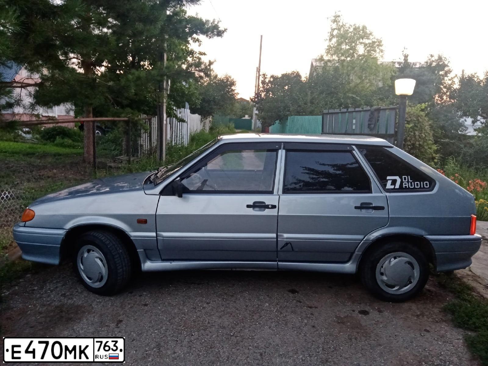 Фото автомобиля LADA 2114 SAMARA, 2007 — госномер Е470МК763. Цвет: СЕРЕБРИСТО-ГОЛУБОЙ