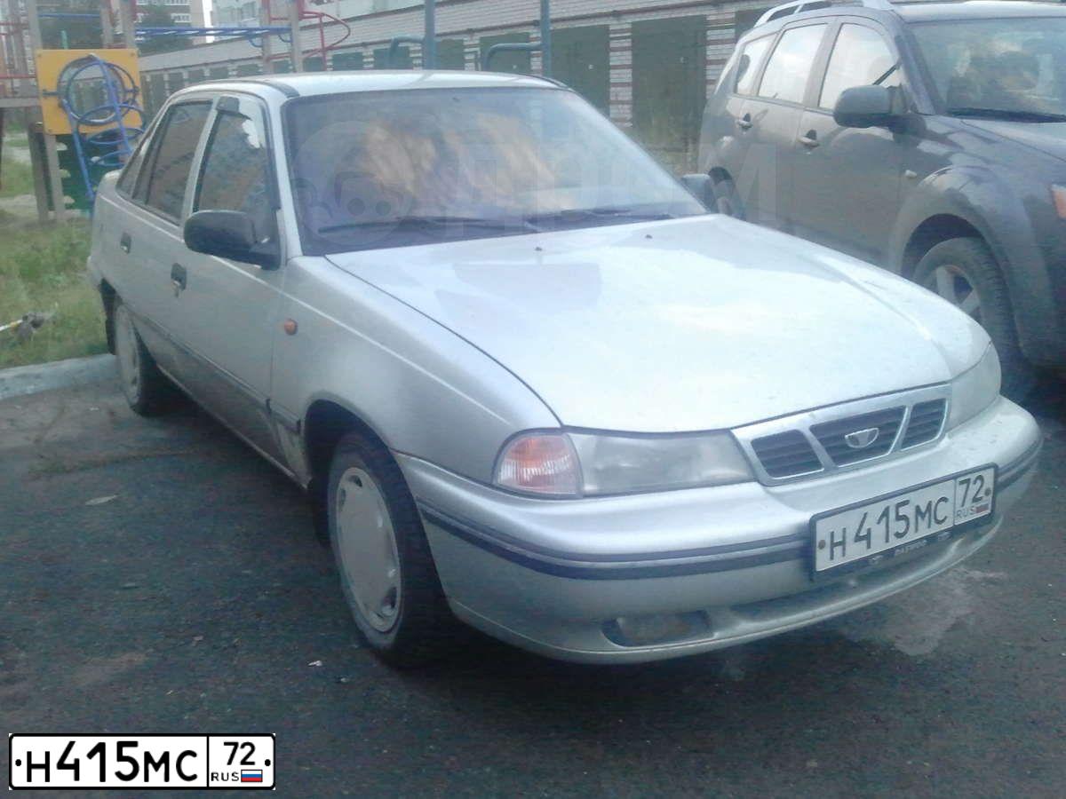 Фото автомобиля DAEWOO NEXIA, 2008 — госномер Н415МС72. Цвет: ПЕРЛАМУТРОВО-СЕРЕБРИСТЫЙ