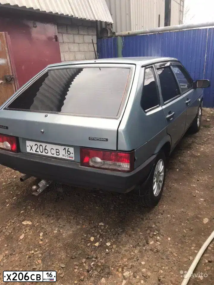 Фото автомобиля LADA 2109 SAMARA, 2002 — госномер В193УО12. Цвет: ЗОЛОТИСТО-СЕРЫЙ