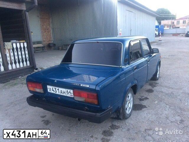 Фото автомобиля LADA 2107, 2009 — госномер К715ВА181. Цвет: сине-зеленый