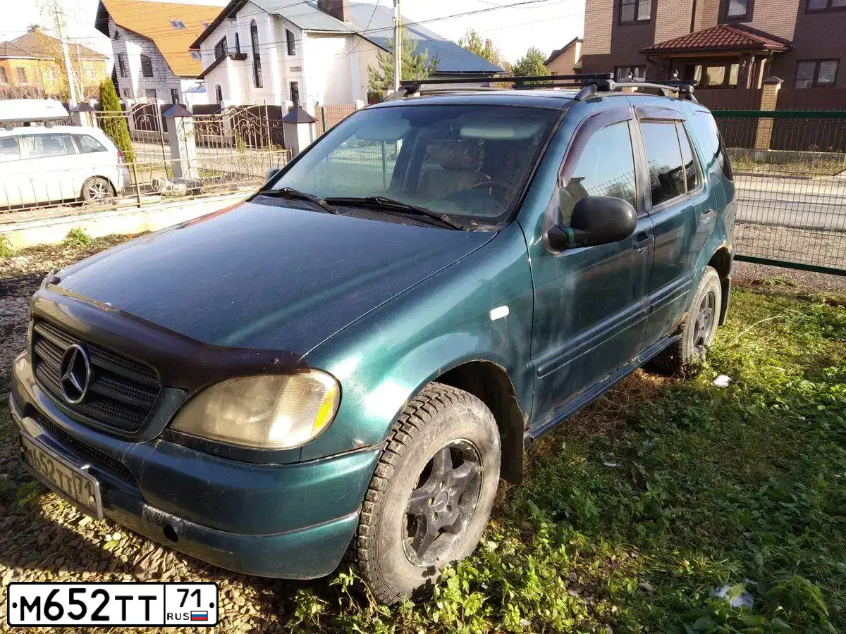 Фото автомобиля MERCEDES M-KLASSE, 1997 — госномер М652ТТ71. Цвет: ЗЕЛЕНЫЙ