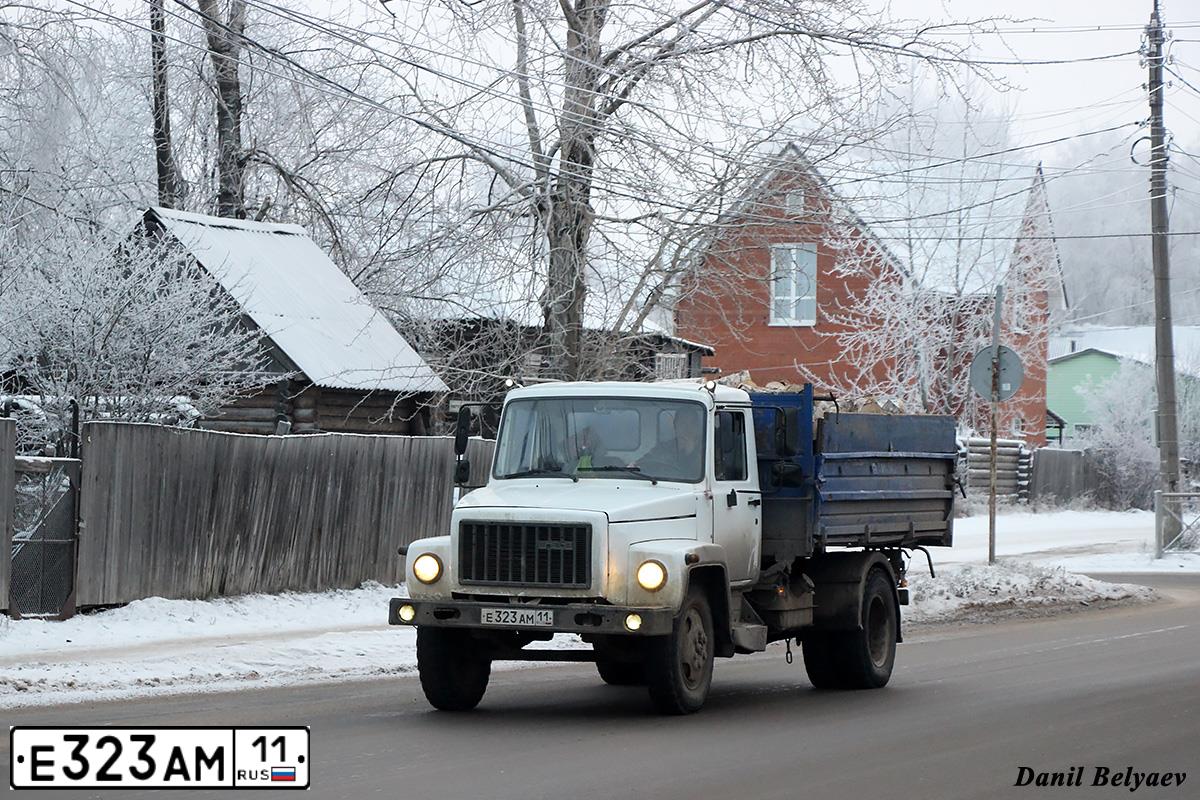 Фото автомобиля GAZ 3307, 2007 — госномер В307ЕР73. Цвет: Белый