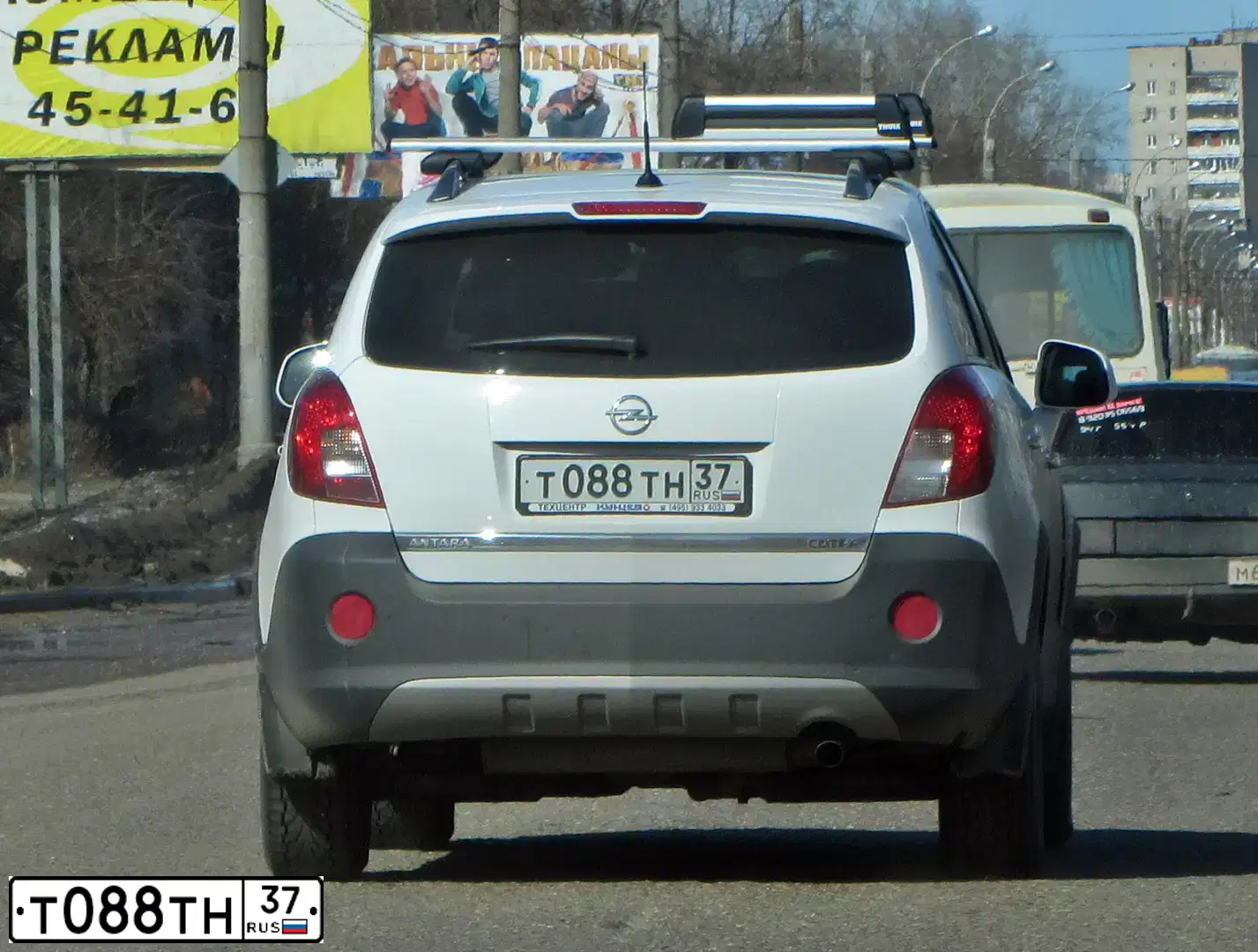 Фото автомобиля OPEL ANTARA, 2012 — госномер Т088ТН37. Цвет: БЕЛЫЙ