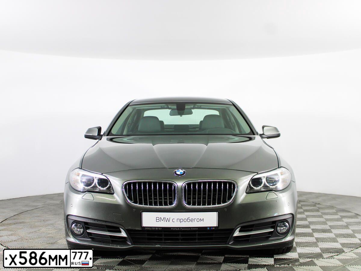 Фото автомобиля BMW SERIE 5, 2014 — госномер В049ЕС76. Цвет: СЕРЫЙ