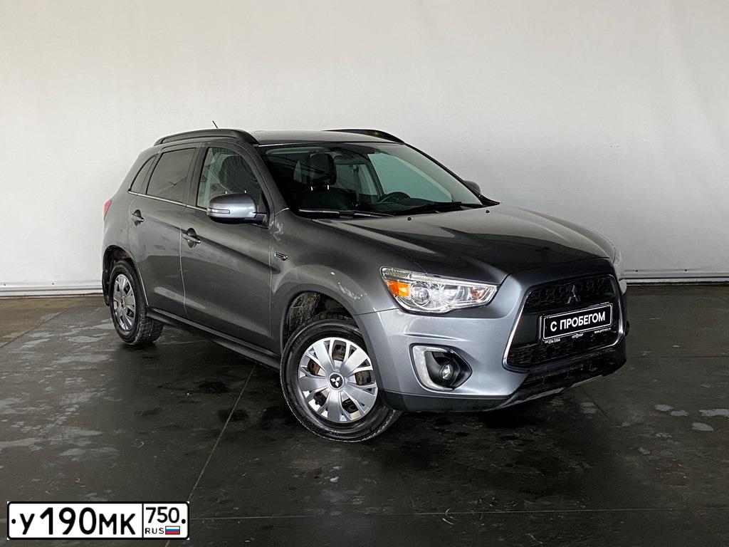 Фото автомобиля MITSUBISHI ASX, 2014 — госномер Е429ВВ550. Цвет: Серый