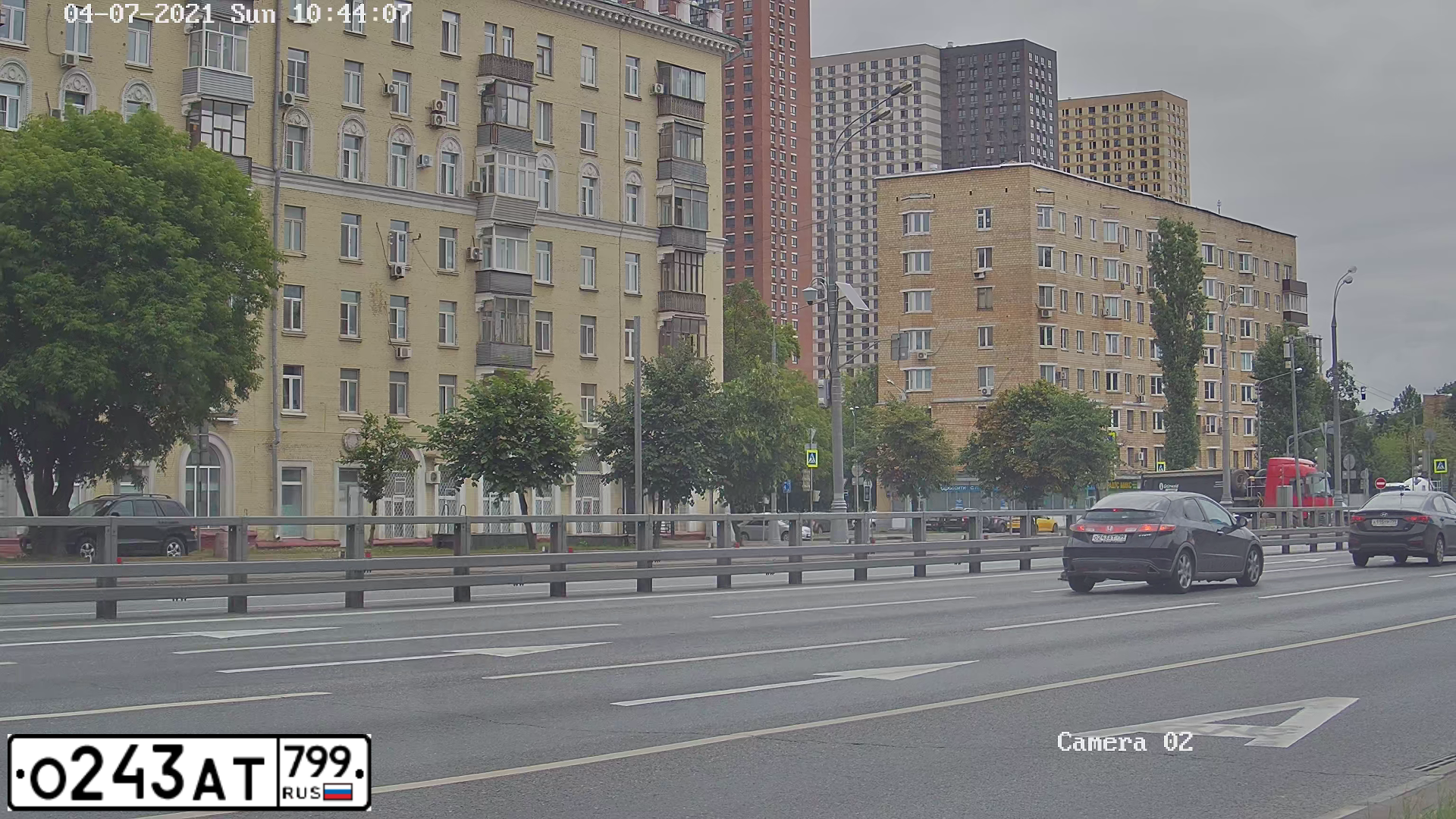 Фото автомобиля HONDA CIVIC, 2007 — госномер О243АТ799. Цвет: ЧЕРНЫЙ