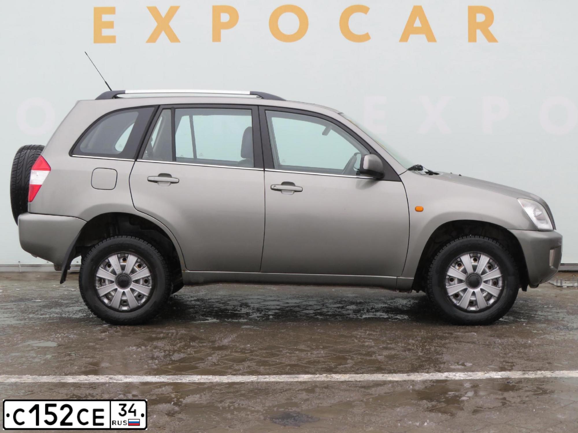 Фото автомобиля CHERY TIGGO, 2012 — госномер С152СЕ34. Цвет: СЕРЫЙ