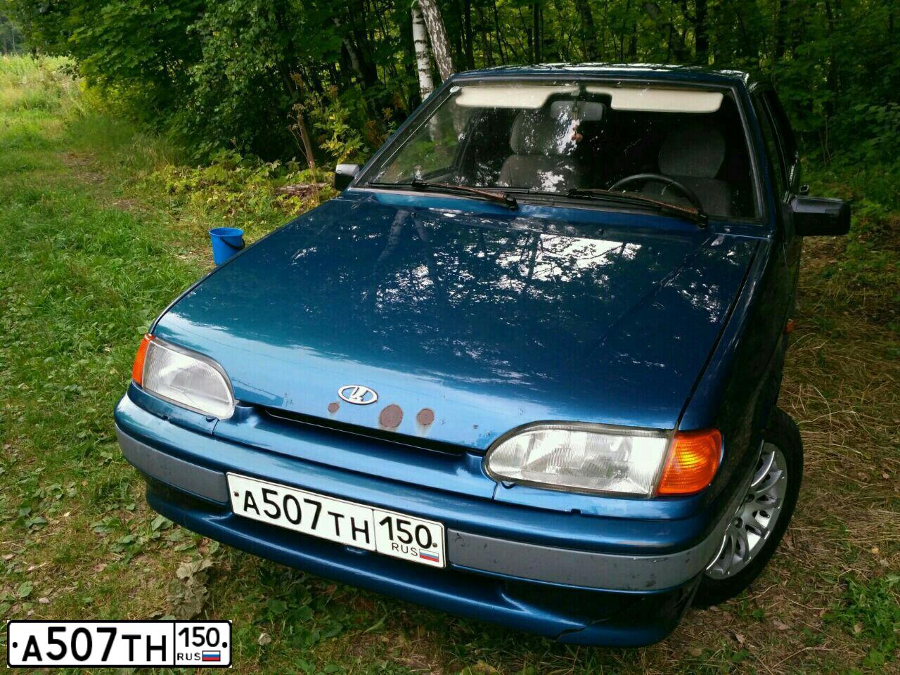 Фото автомобиля LADA 2115 SAMARA, 2004 — госномер Х294ВВ71. Цвет: сине-зеленый