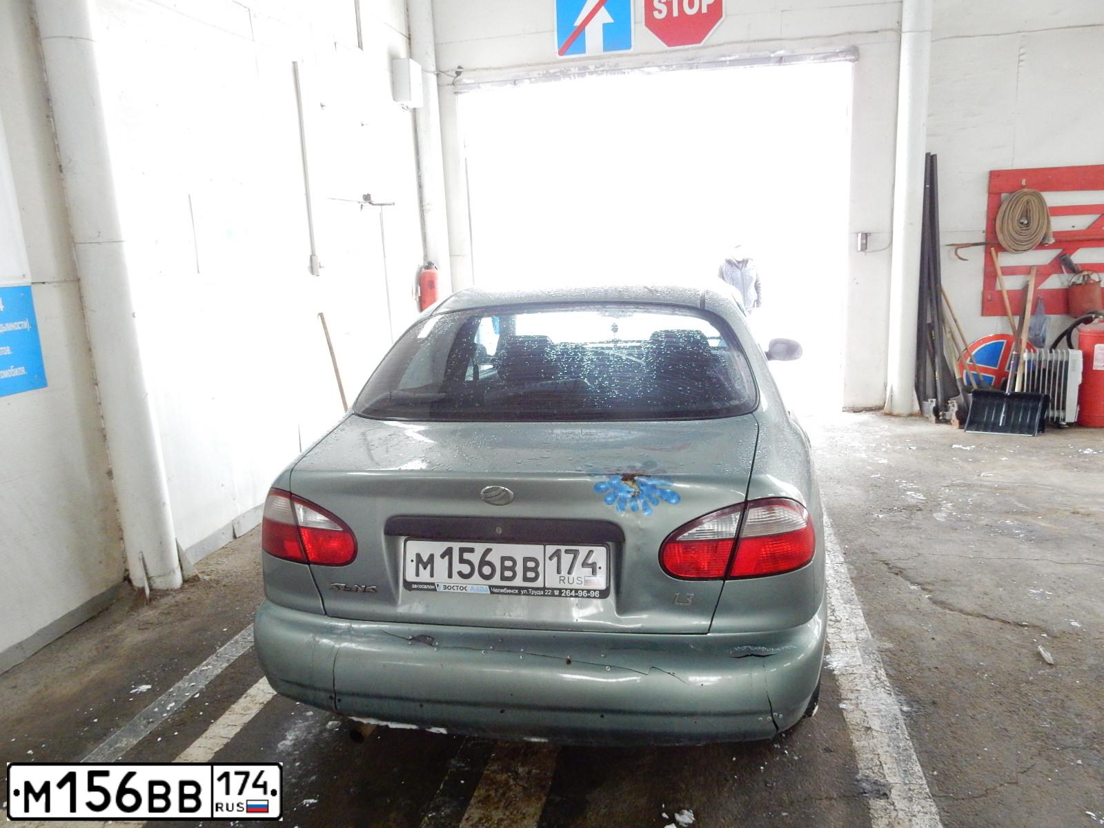 Фото автомобиля ZAZ SENS, 2008 — госномер М156ВВ174. Цвет: СЕРЫЙ