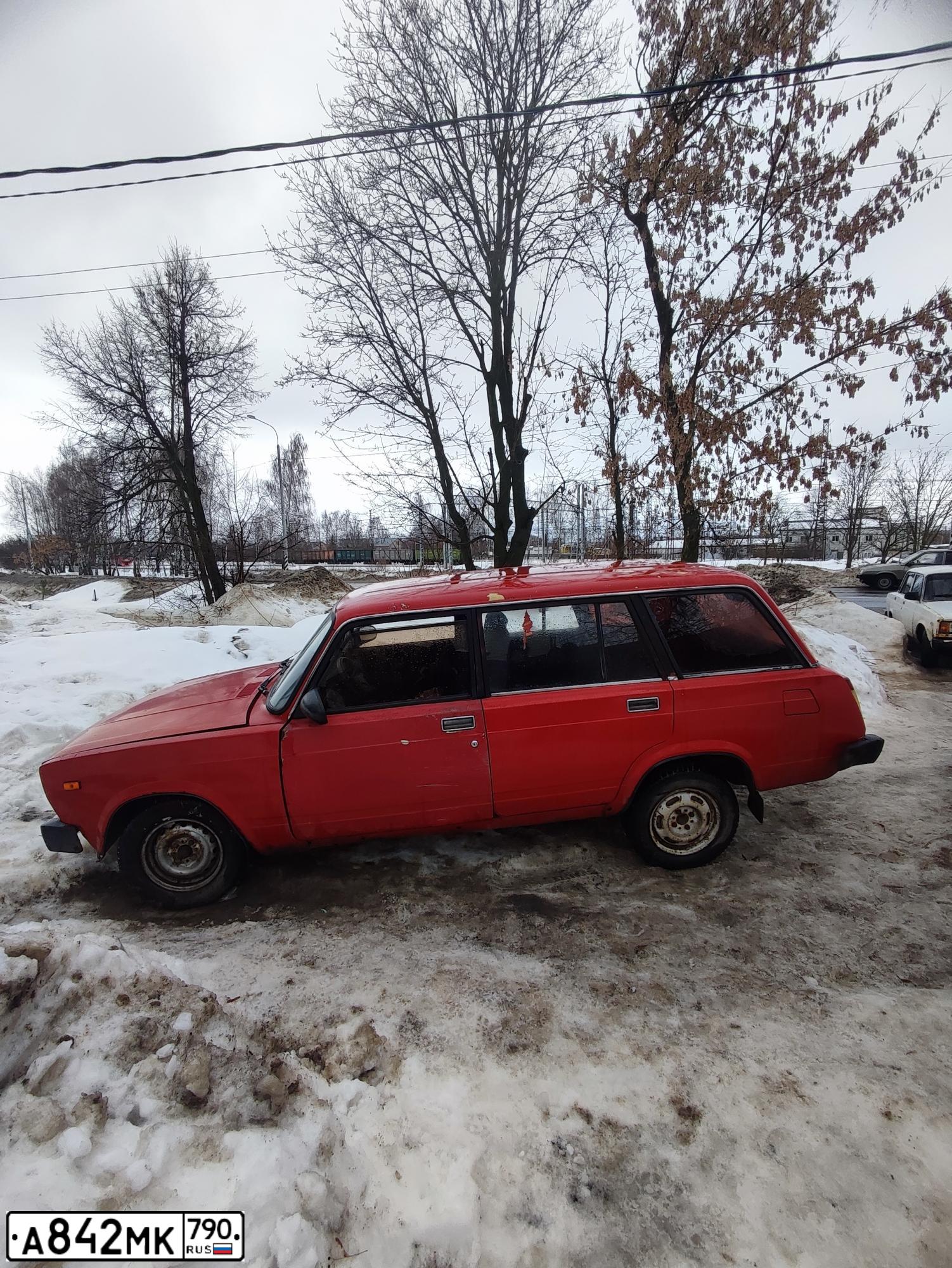 Фото автомобиля LADA 2104, 1997 — госномер О101СО750. Цвет: ВИШНЕВЫЙ