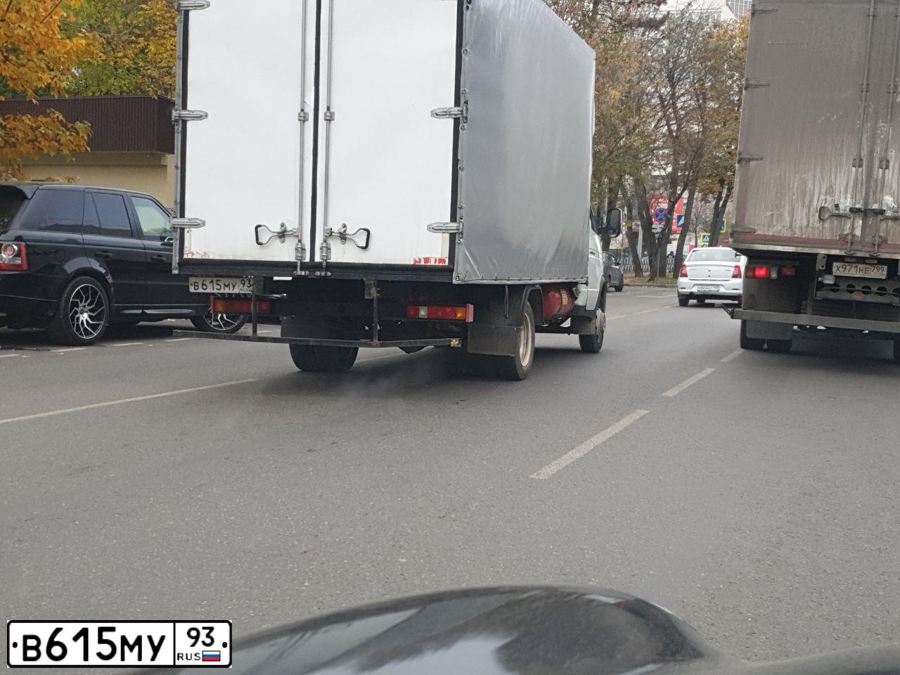 Фото автомобиля GAZ 3302 GAZEL, 2008 — госномер В615МУ93. Цвет: Белый