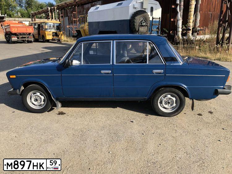 Фото автомобиля LADA 2106, 2002 — госномер М897НК59. Цвет: синий
