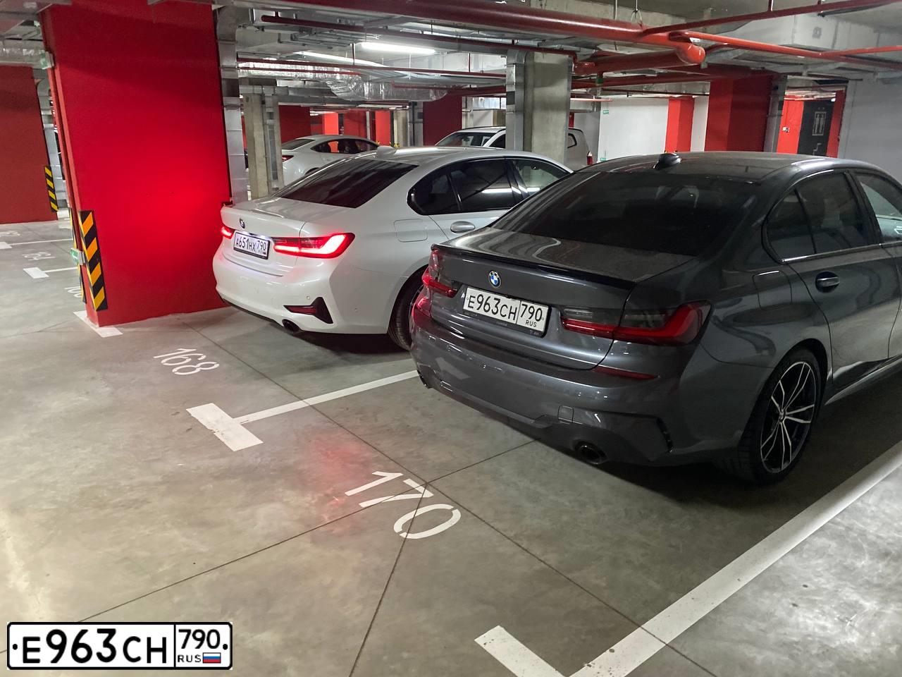 Фото автомобиля BMW 320D XDRIVE 5V78, 2021 — госномер У777РР199. Цвет: СЕРЫЙ