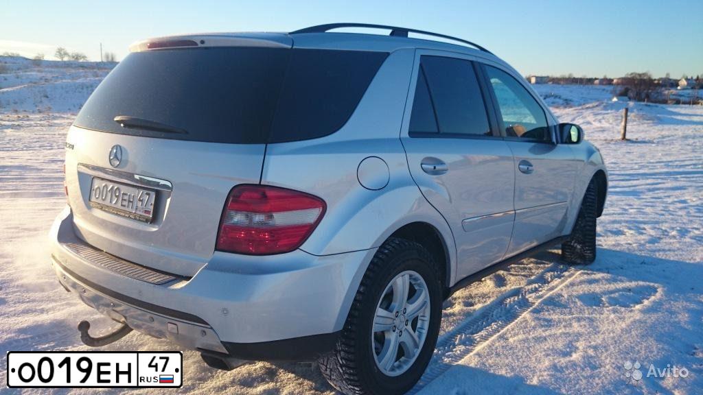Фото автомобиля MERCEDES M-KLASSE, 2006 — госномер О019ЕН47. Цвет: СЕРЕБРИСТЫЙ