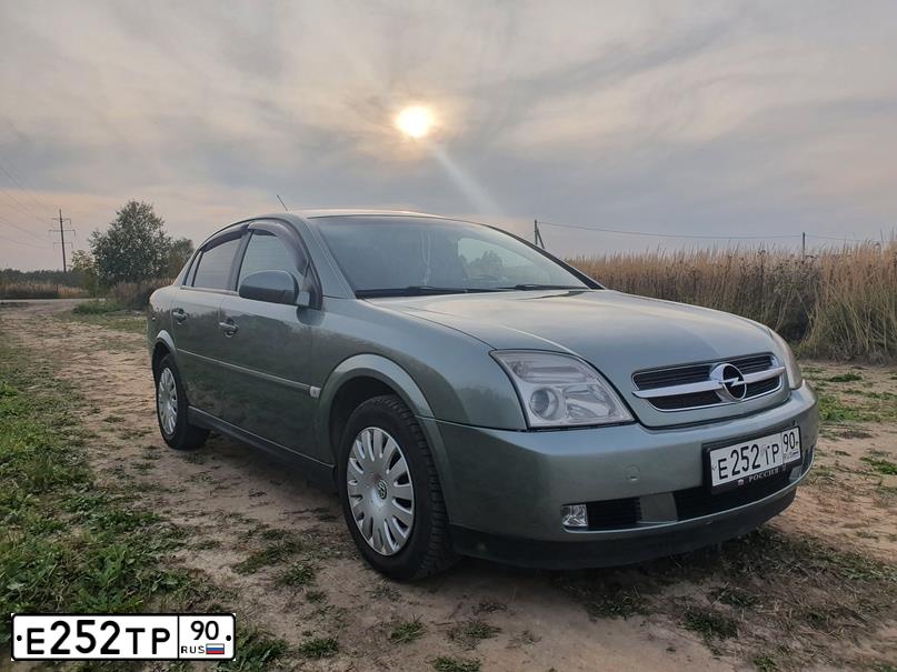 Фото автомобиля OPEL VECTRA, 2003 — госномер С960УВ62. Цвет: Зеленый Серый