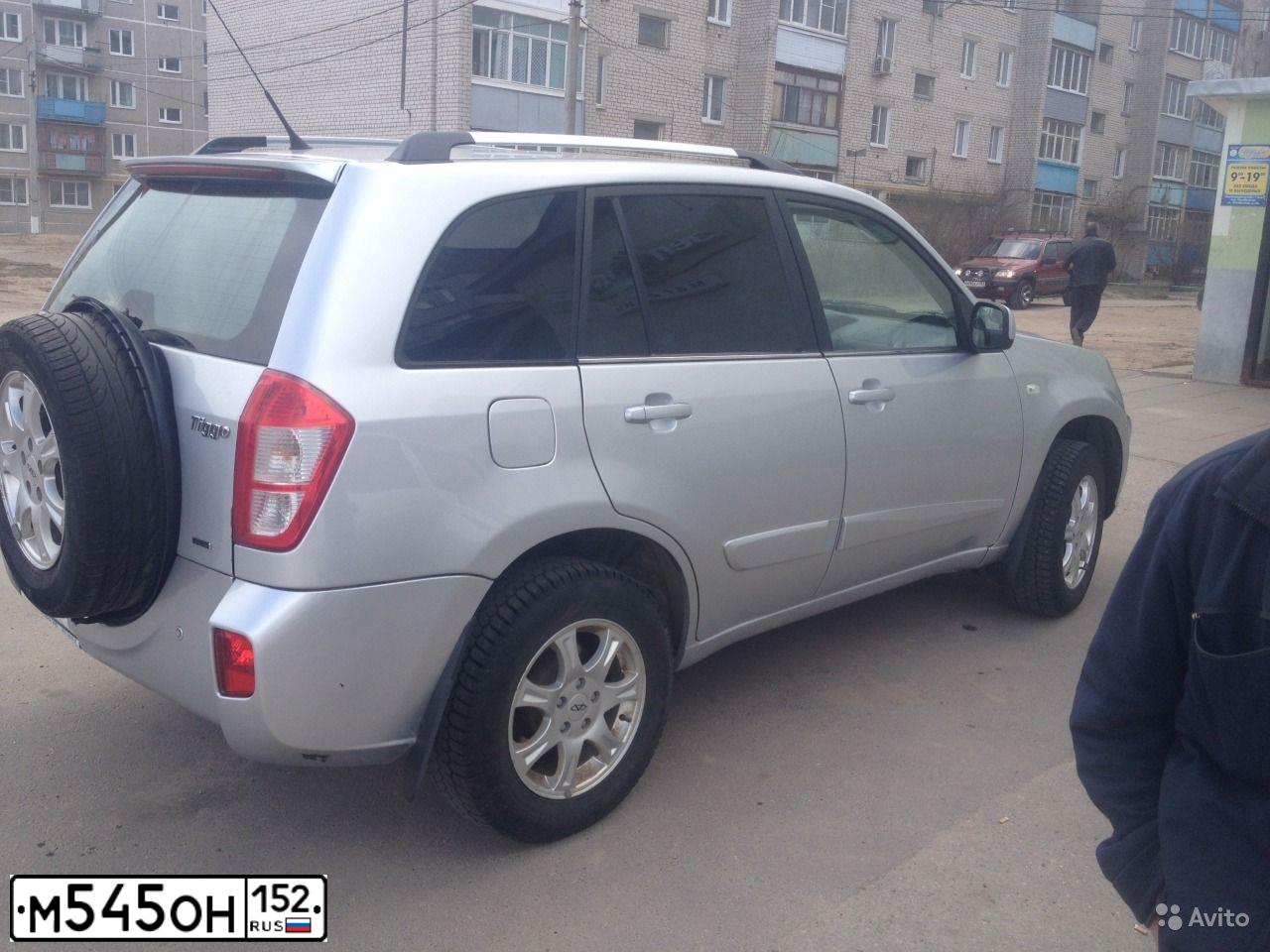 Фото автомобиля CHERY TIGGO, 2013 — госномер М432ВО181. Цвет: Серебристый