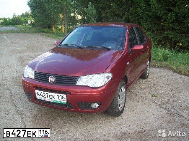 Фото автомобиля FIAT ALBEA, 2010 — госномер В427ЕК116. Цвет: КРАСНЫЙ СЦИЛЛА