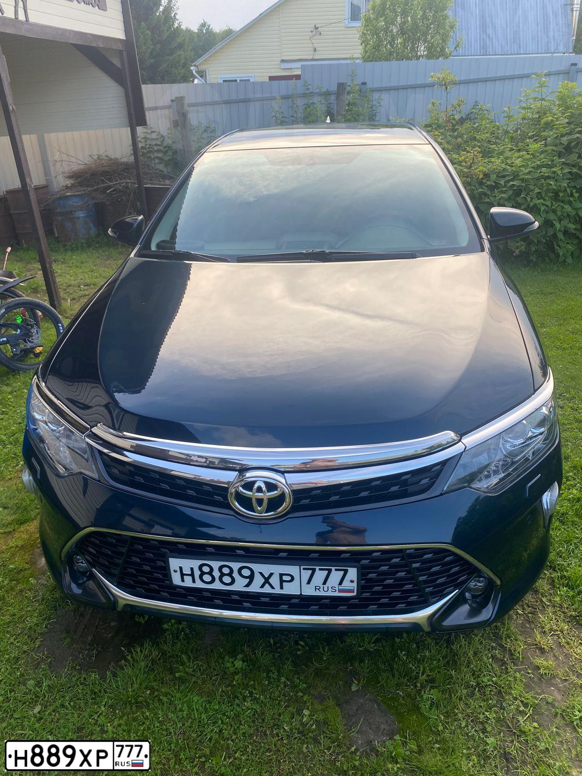 Фото автомобиля TOYOTA CAMRY, 2017 — госномер С026ЕХ550