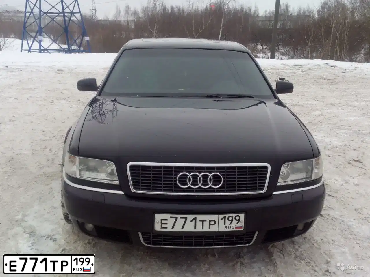 Фото автомобиля AUDI S8, 2000 — госномер Е771ТР199. Цвет: ЧЕРНЫЙ